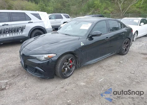 2023 Alfa Romeo Giulia Quadrifoglio Rwd from USA, damaged, VIN ZARFAMEV9P7677087
